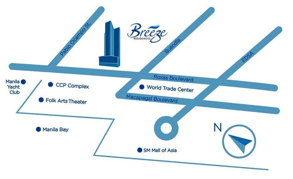 Studio Condo Manila By The Bay Roxas Blvd Near Us Embassy Exterior foto